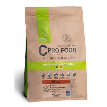 Adult All Breeds Fish & Rice Dog 2,5kg CPRO FOOD