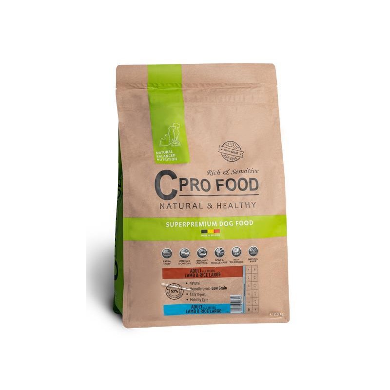 Adult All Breeds Lamb & Rice Large Dog 10kg CPRO FOOD