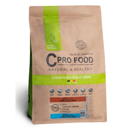 Adult All Breeds Lamb & Rice Large Dog 10kg CPRO FOOD