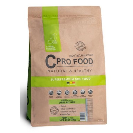 Puppy All Breeds Lamb & Rice Large Dog 10kg CPRO FOOD