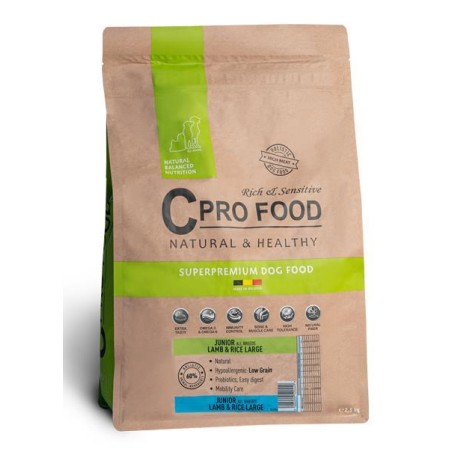 Junior All Breeds Lamb & Rice Large Dog 10kg CPRO FOOD
