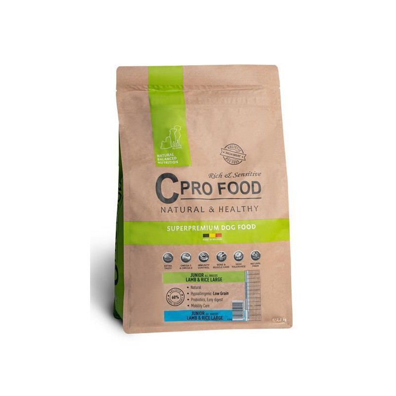 Junior All Breeds Lamb & Rice Large Dog 2,5kg CPRO FOOD
