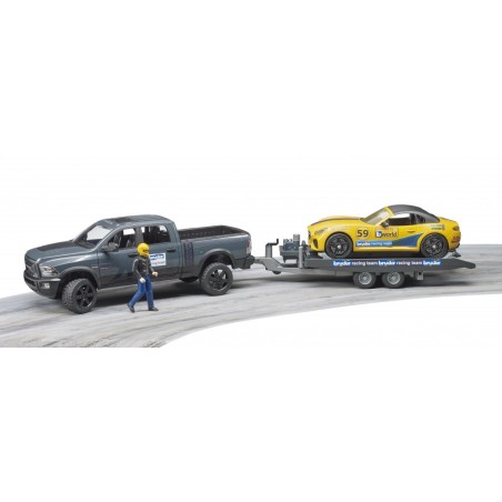 Jeep RAM 2500 Power Wagon avec Roadster Racing Team et figurine