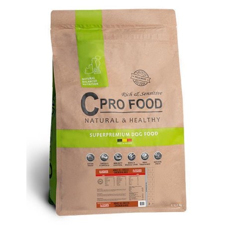 Large Adult All Breeds Chicken & Rice Dog 2,5kg CPRO FOOD