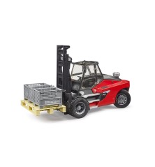 Chariot élévateur Linde HT160S avec palette et 3 boites