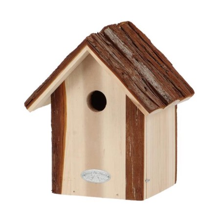 Nichoir mésange bleue toît écorce
