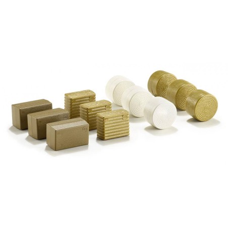 Assortiment balles de foin