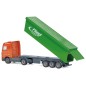 Camion avec benne basculante et toit