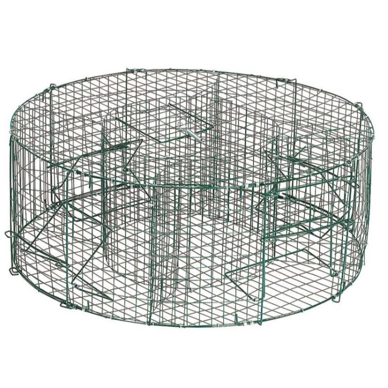 Piège à pie ronde sous forme de cage métallique