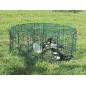 Piège à pie ronde sous forme de cage métallique