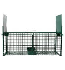 Cage 2 entrées 21x21x64cm