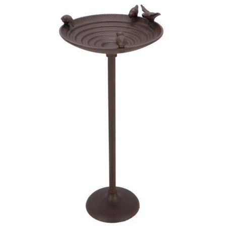 Bain d'oiseaux en fonte sur pied
