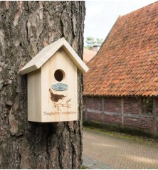 Nichoir roitelet silhouette