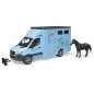 Camion de transport MB Sprinter avec cheval