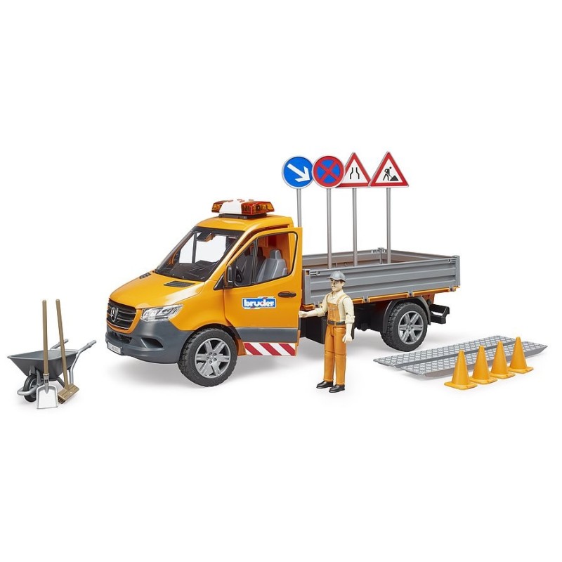 Camion municipal Mercedes Benz Sprinter avec conducteur et acces.