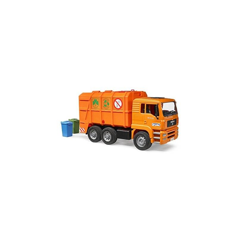 Camion poubelle MAN TGS Orange