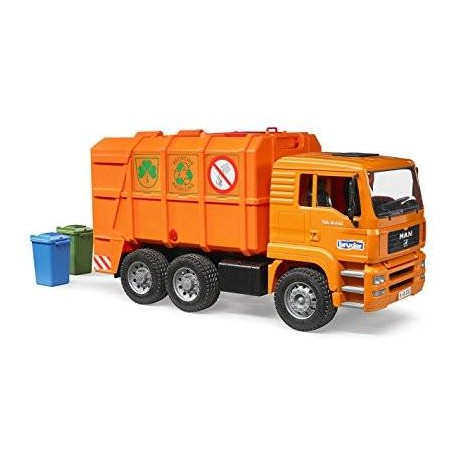 Camion poubelle MAN TGS Orange