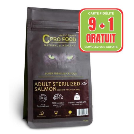 Adult Sterilized Salmon 3kg CPRO FOOD