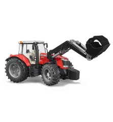 Tracteur Massey Ferguson 7624 avec chargeur frontal Bruder