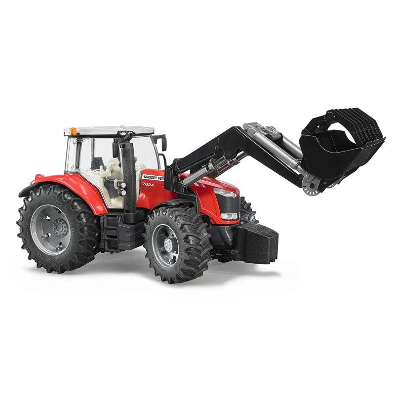 Tracteur Massey Ferguson 7624 avec chargeur frontal Bruder