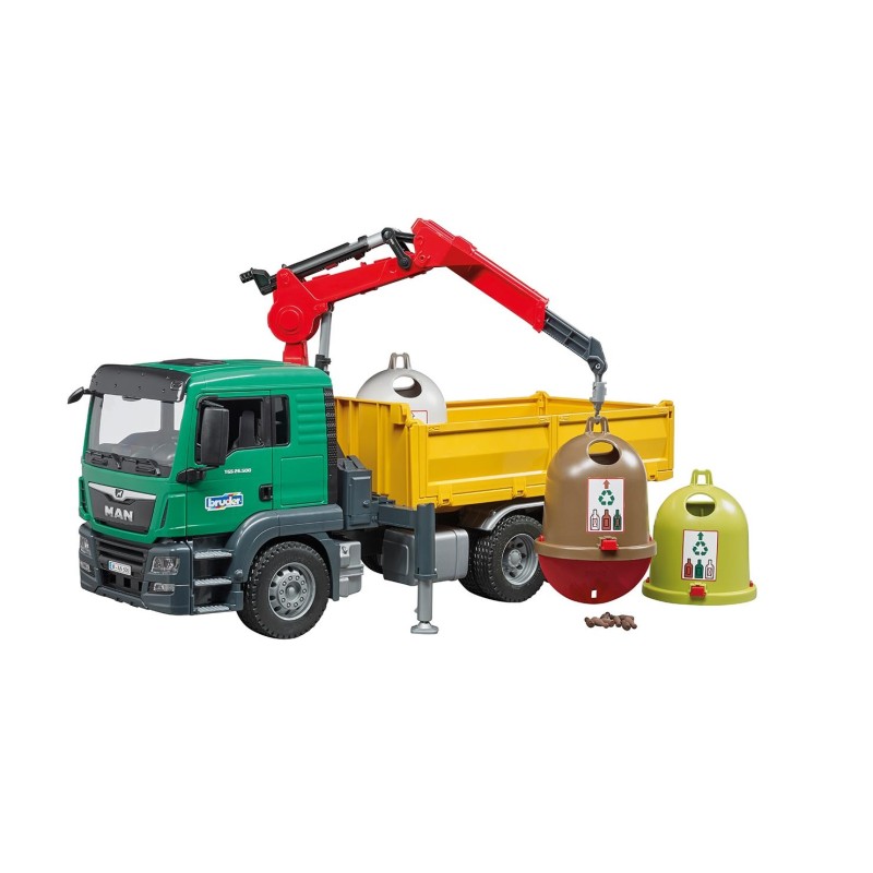 Camion MAN TGS avec 3 conteneurs
