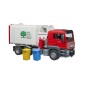 Camion poubelle MAN TGS avec 2 poubelles
