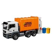 MAN TGS camion poubelle avec chargement arrière (orange)