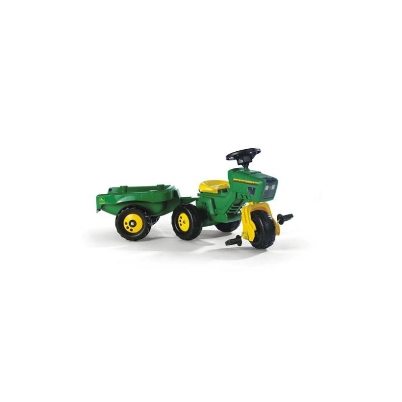 Moto Tracteur John Deere avec remorque