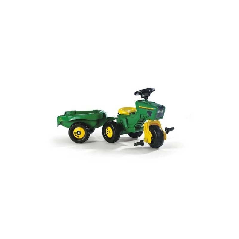 Tracteur John Deere avec remorque