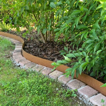 Bordures Corten 20cm PACK (13 x 1,5m)