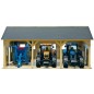 Hangar en bois pour 3 tracteurs