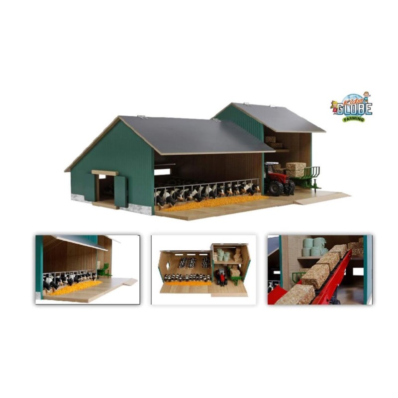 Etable avec hangar