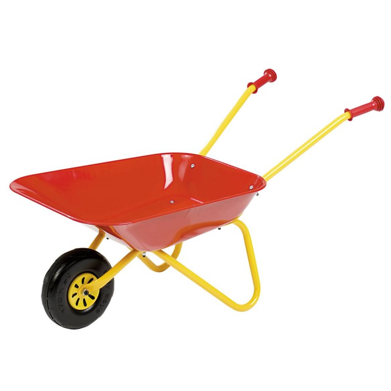 Brouette enfant Rolly Toys métal rouge