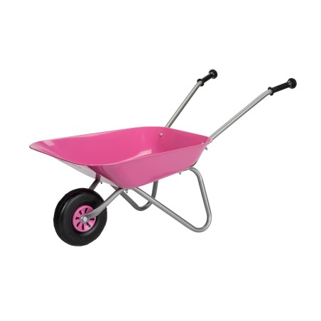Brouette enfant Rolly Toys métal rose
