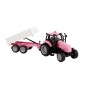 Tracteur Rose avec Remorque (son et lumière)