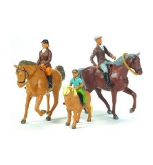 Pack 3 chevaux et figurines