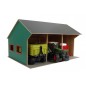 Hangar en bois 3 tracteurs