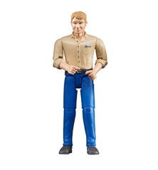 Homme avec jean bleu