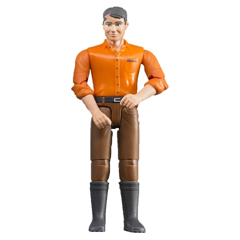 Homme avec jean marron