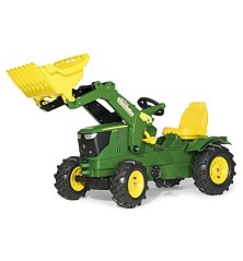 Tracteur John Deere 6210R avec Pneus souples + chargeur