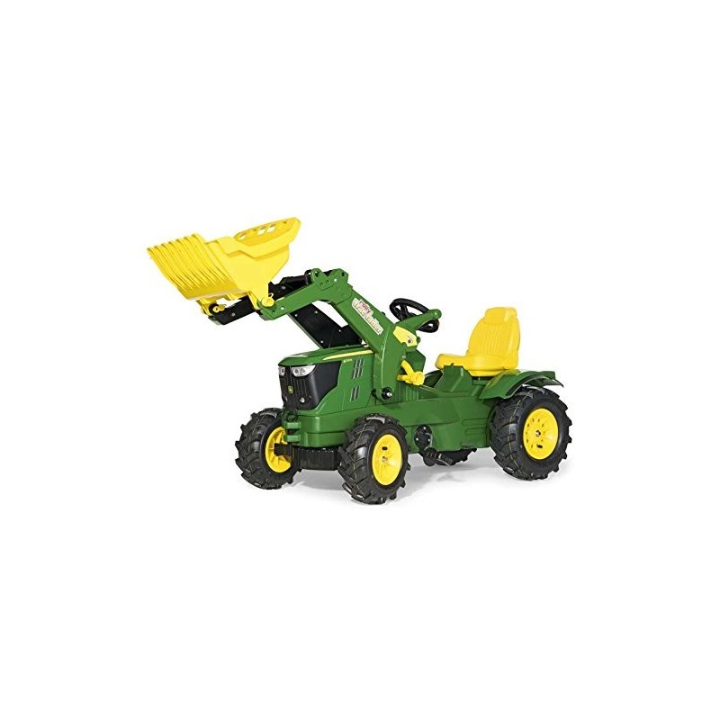 Tracteur John Deere 6210R avec Pneus souples + chargeur