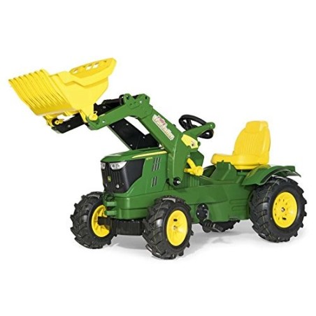 Tracteur John Deere 6210R avec Pneus souples + chargeur