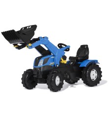 Tracteur New Holland avec chargeur