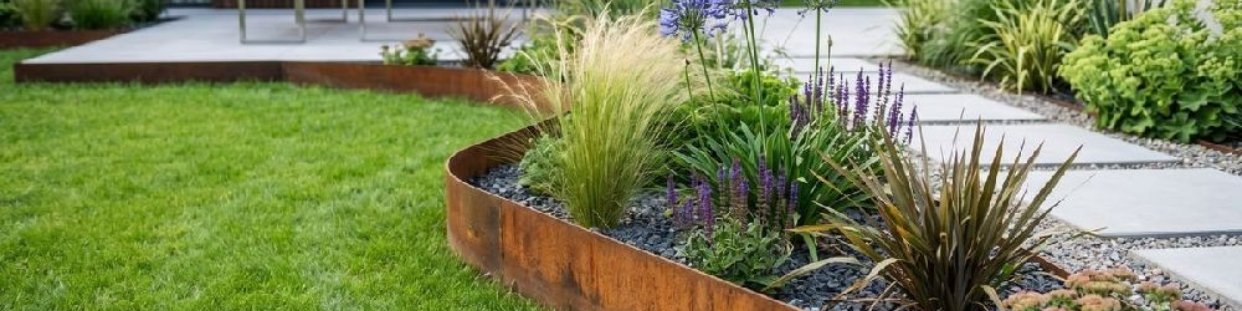 Bordures galvanisées/Corten